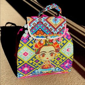 Frida Mexican backpack